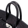 Hermès Birkin 25 Black Matte Crocodile Alligator BPHW