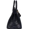 Hermès Birkin 25 Blue Indigo Matte Crocodile Alligator GHW