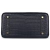 Hermès Birkin 25 Blue Indigo Matte Crocodile Alligator GHW