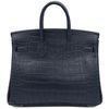 Hermès Birkin 25 Blue Indigo Matte Crocodile Alligator PHW