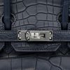 Hermès Birkin 25 Blue Indigo Matte Crocodile Alligator PHW