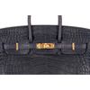 Hermès Birkin 25 Blue Marine Matte Crocodile Alligator GHW
