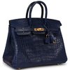 Hermès Birkin 25 Blue Sapphire Matte Crocodile Alligator GHW