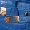 Hermès Birkin 25 Blue Zellige Matte Crocodile Alligator GHW