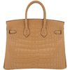 Hermès Birkin 25 Chai Matte Crocodile Alligator GHW