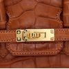 Hermès Birkin 25 Gold Matte Crocodile Alligator GHW
