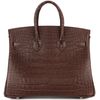 Hermès Birkin 25 Havane Matte Crocodile Alligator PHW