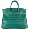 Hermès Birkin 25 Malachite Matte Crocodile Alligator GHW