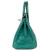 Hermès Birkin 25 Malachite Matte Crocodile Alligator GHW