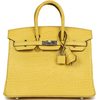 Hermès Birkin 25 Mimosa Matte Crocodile Alligator PHW