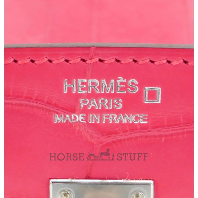 Hermès Birkin 25 Rose Extreme Matte Crocodile Alligator PHW