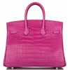 Hermès Birkin 25 Rose Scheherazade Matte Crocodile Alligator PHW