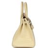 Hermès Birkin 25 Vanilla Matte Crocodile Alligator PHW