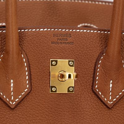 Hermès Birkin 25 Gold Barenia Faubourg GHW