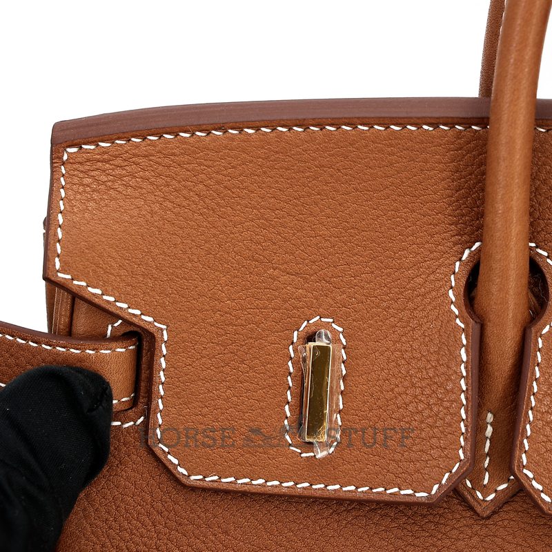 Hermès Birkin 25 Gold Barenia Faubourg GHW
