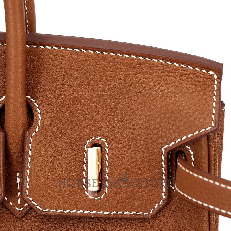 Hermès Birkin 25 Gold Barenia Faubourg GHW