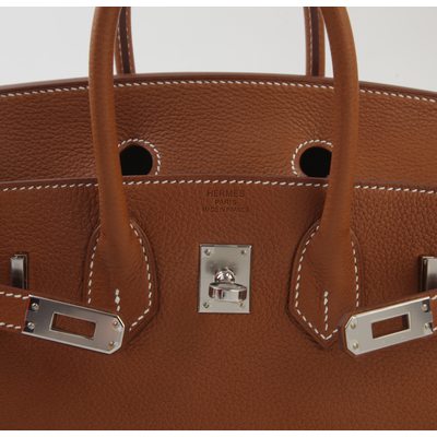 Hermès Birkin 25 Gold Barenia Faubourg PHW