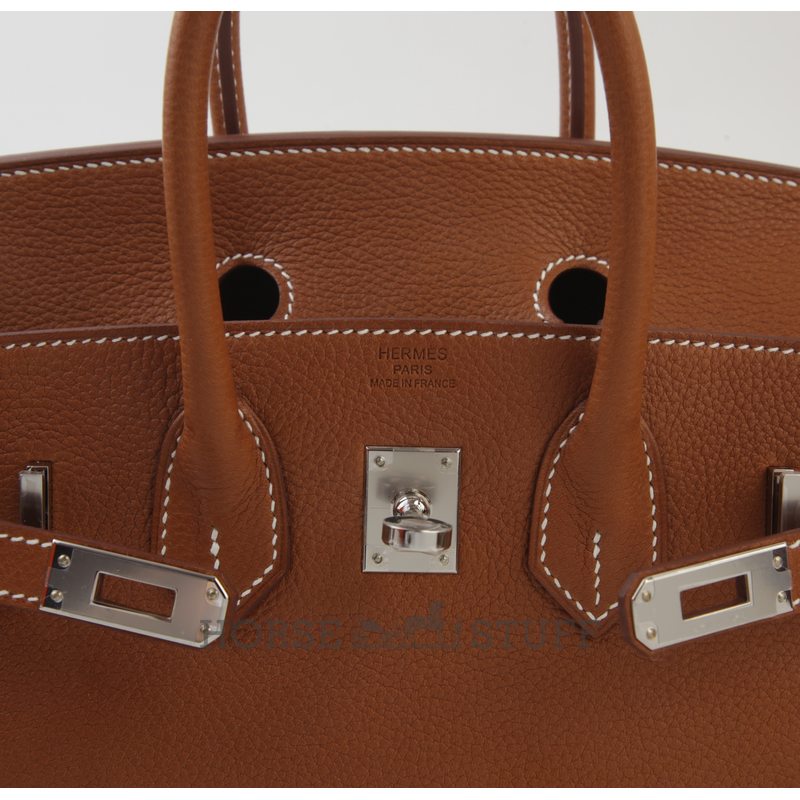 Hermès Birkin 25 Gold Barenia Faubourg PHW