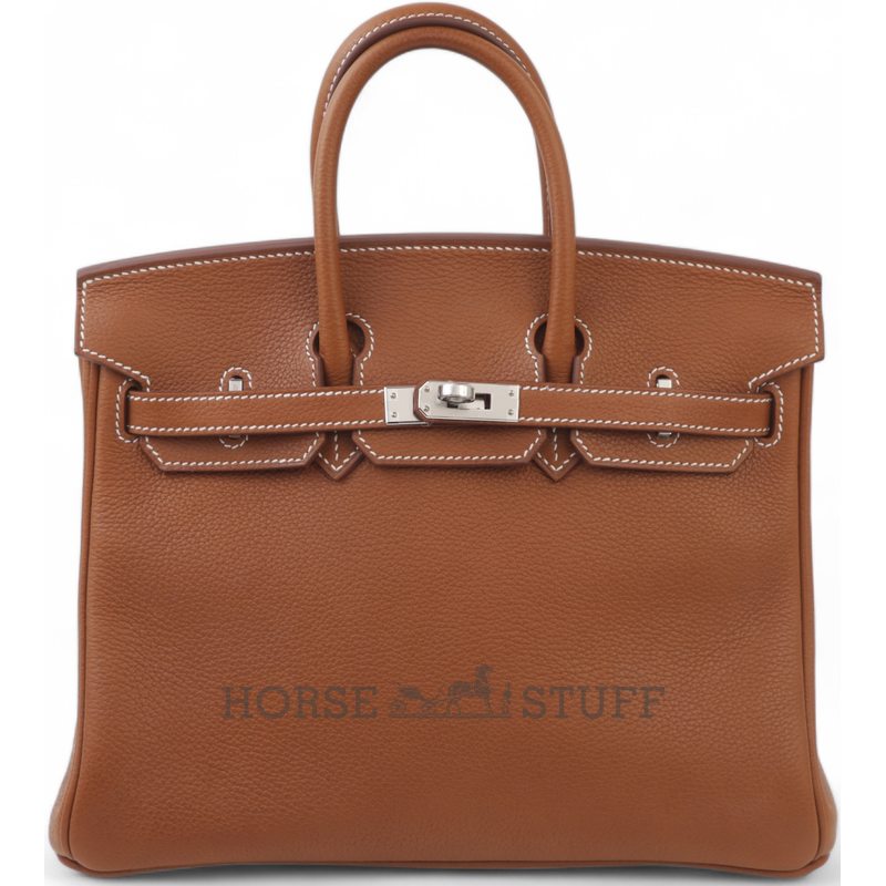 Hermès Birkin 25 Gold Barenia Faubourg PHW