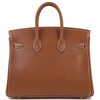 Hermès Birkin 25 Gold Fauve Barenia GHW
