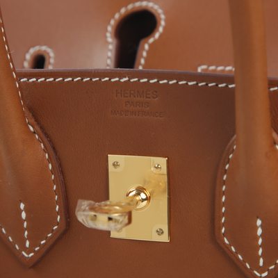 Hermès Birkin 25 Gold Fauve Barenia GHW
