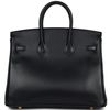 Hermès Birkin 25 Black Box Calf GHW