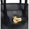 Hermès Birkin 25 Black Box Calf GHW