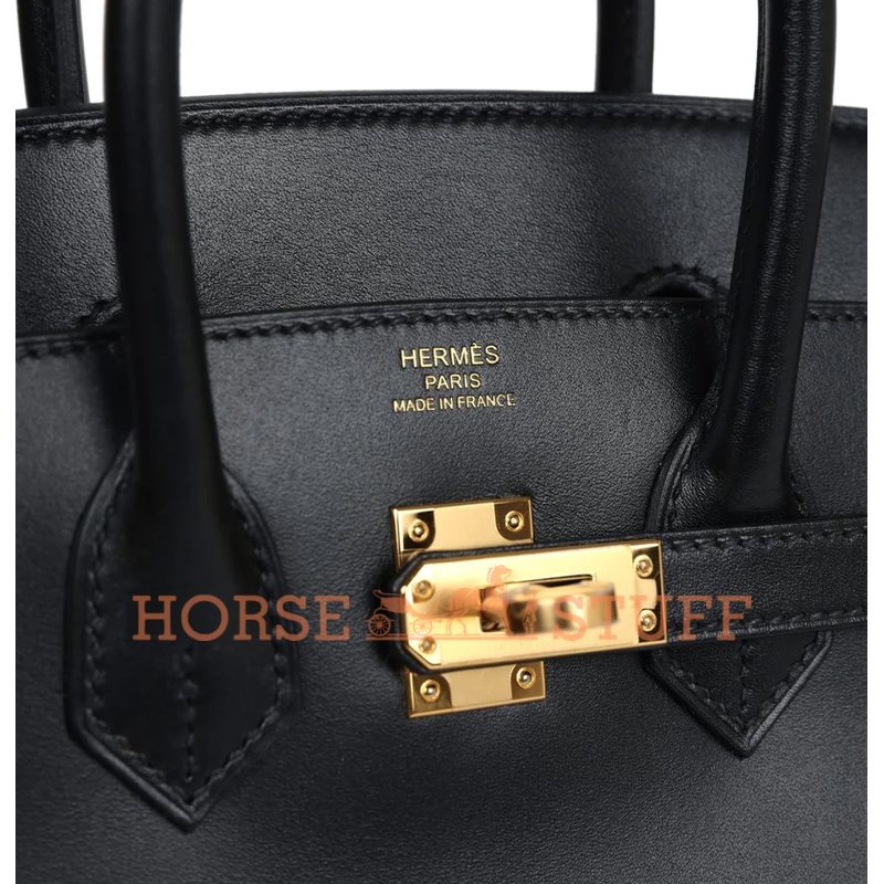 Hermès Birkin 25 Black Box Calf GHW