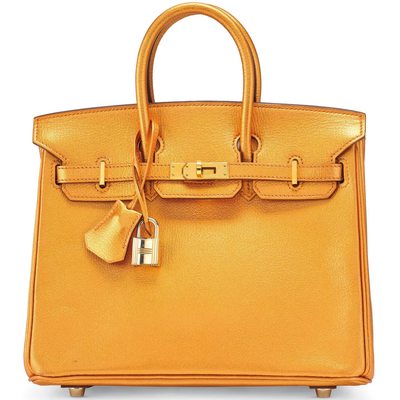 Hermès Birkin 25 Exceptional Super Rare Metallic Bronze Chèvre Mysore GHW