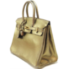 Hermès Birkin 25 Exceptional Super Rare Metallic Gold Chèvre Mysore GHW