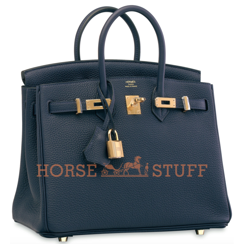 Hermès Birkin 25 Blue De Malte Clemence GHW