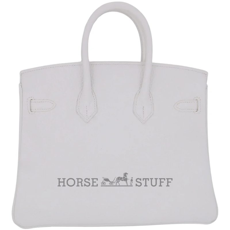 Hermès Birkin 25 White Clemence PHW