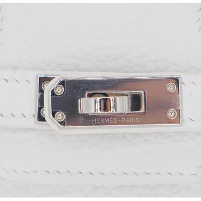 Hermès Birkin 25 White Clemence PHW