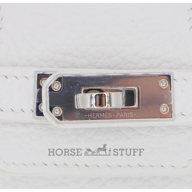 Hermès Birkin 25 White Clemence PHW