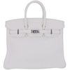 Hermès Birkin 25 White Clemence PHW