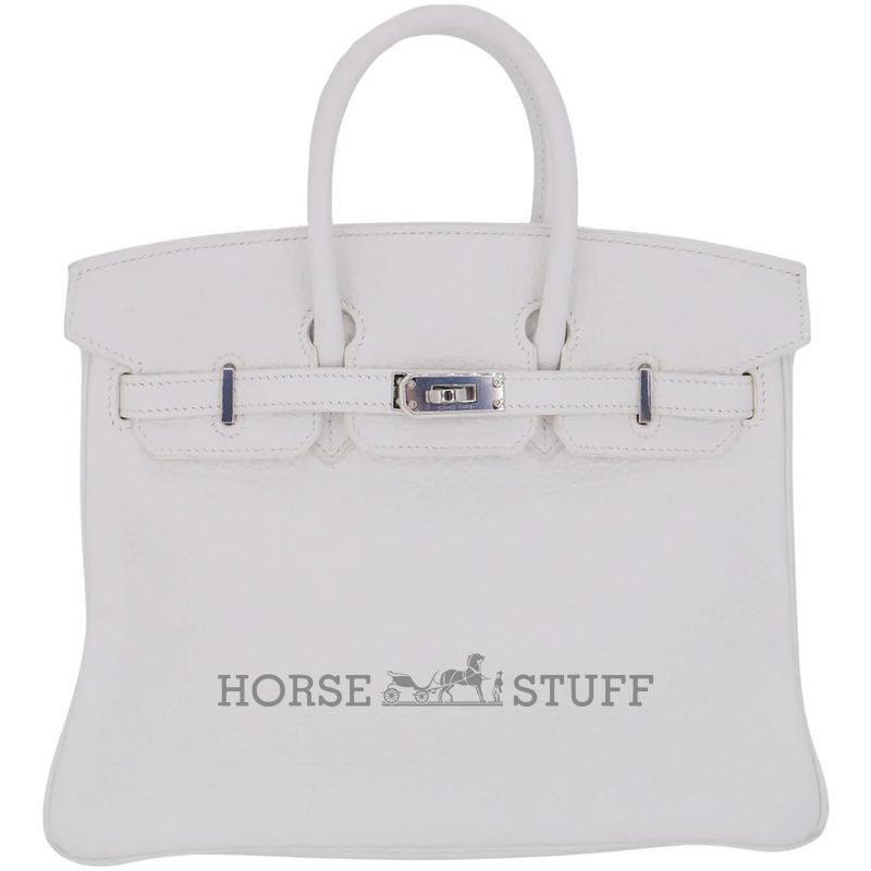 Hermès Birkin 25 White Clemence PHW