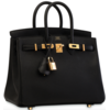 Hermès Birkin 25 Black Epsom GHW