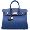 Hermès Birkin 25 Blue Electrique Epsom GHW