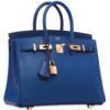 Hermès Birkin 25 Blue Electrique Epsom GHW