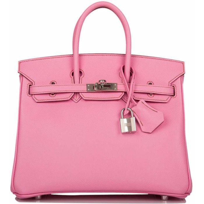 pink hermes purse