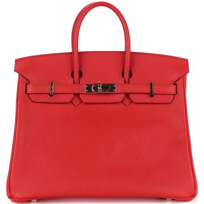 Hermès Birkin 25 Rouge Casaque Epsom PHW 