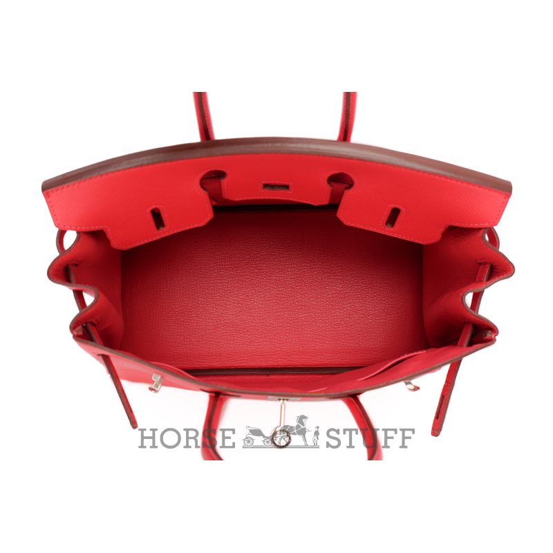 Hermès Birkin 25 Rouge Casaque Epsom PHW