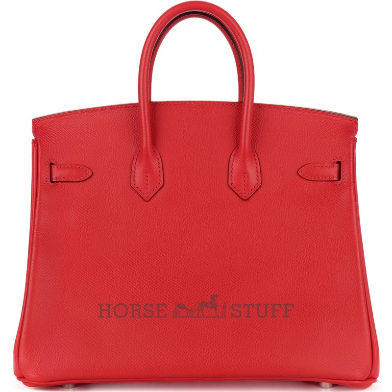 Hermès Birkin 25 Rouge Casaque Epsom PHW