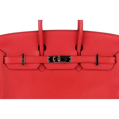 Hermès Birkin 25 Rouge Casaque Epsom PHW 
