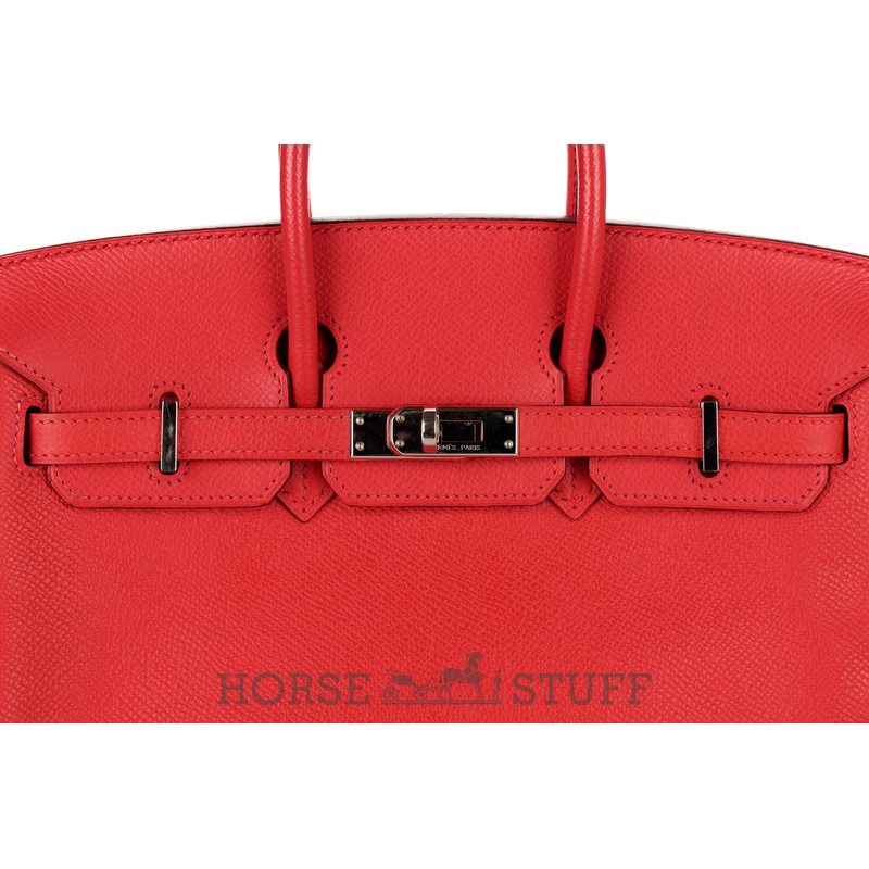 Hermès Birkin 25 Rouge Casaque Epsom PHW