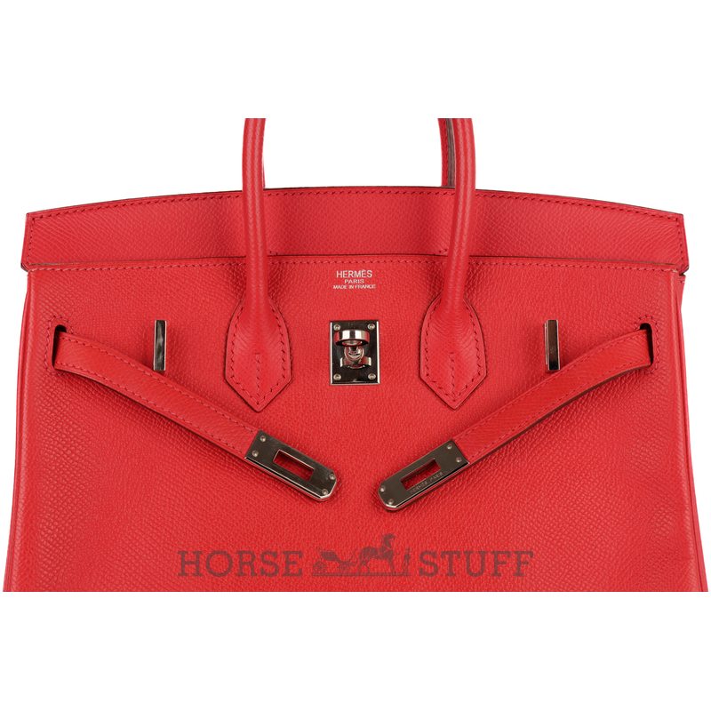 Hermès Birkin 25 Rouge Casaque Epsom PHW