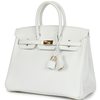 Hermès Birkin 25 White Epsom GHW