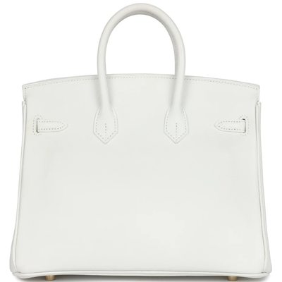 Hermès Birkin 25 White Epsom GHW