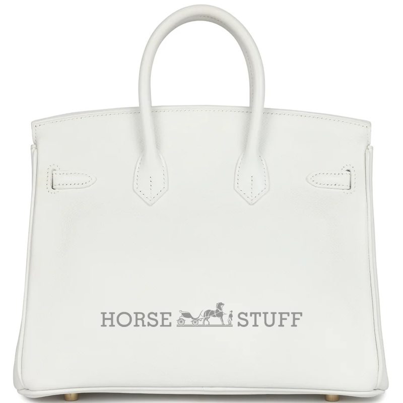 Hermès Birkin 25 White Epsom GHW