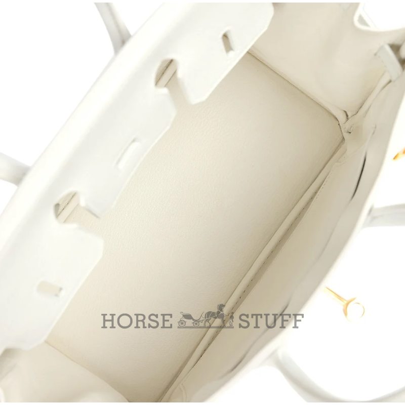 Hermès Birkin 25 White Epsom GHW
